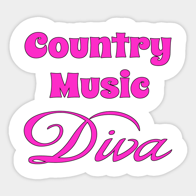 Country Music Diva Sticker by Naves